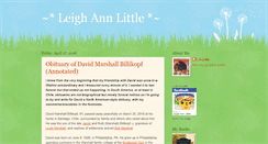 Desktop Screenshot of leighannlittle.com